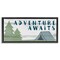 Stupell Industries Adventure Awaits Camping Scene Framed Floater Canvas Wall Art
